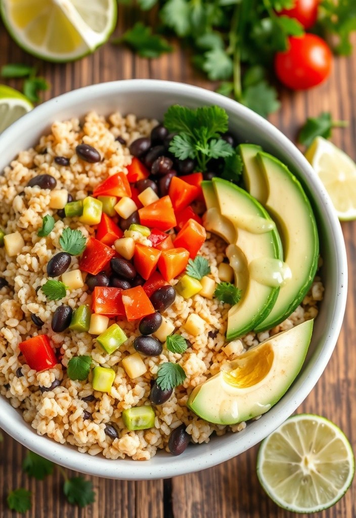 9 Protein-Packed Meals That Make Meal Prep a Breeze (Say Goodbye to Boring Dinners!) - 1. Quinoa and Black Bean Bowl