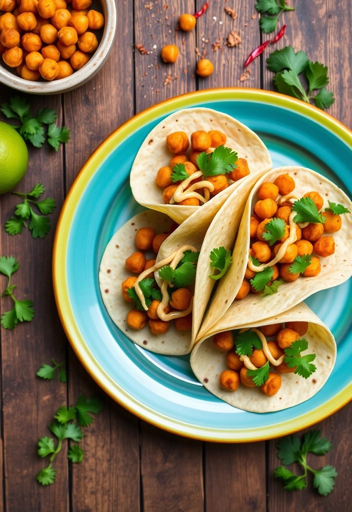 9 Protein-Packed Meals That Make Meal Prep a Breeze (Say Goodbye to Boring Dinners!) - 2. Spicy Chickpea and Sweet Potato Tacos