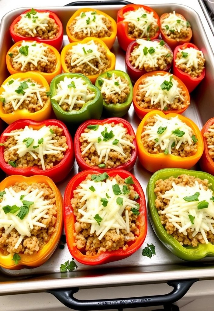 9 Protein-Packed Meals That Make Meal Prep a Breeze (Say Goodbye to Boring Dinners!) - 6. Turkey and Quinoa Stuffed Peppers
